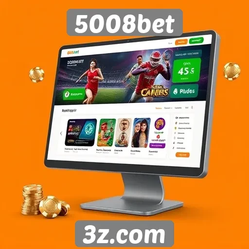 Interface do usuário é intuitiva no 5008bet